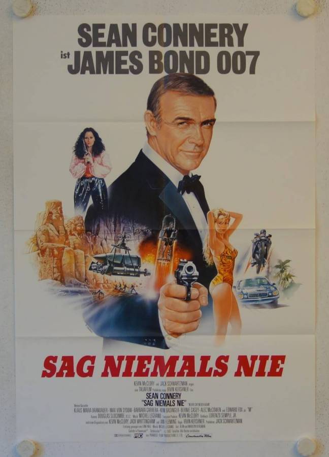 James Bond 007 - Sag niemals nie originales deutsches Filmplakat